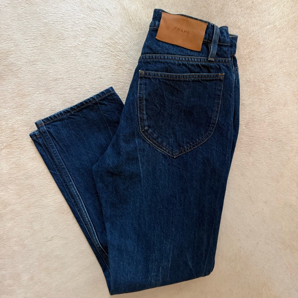 Frame Denim Women’s Dark Blue Straight Jeans